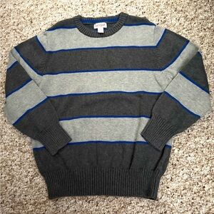 Cat & Jack Charcoal and Blue Kids Sweater